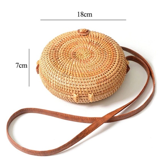 LAST ONE Rattan woven Crossbody bag✨ - Picture 6 of 6